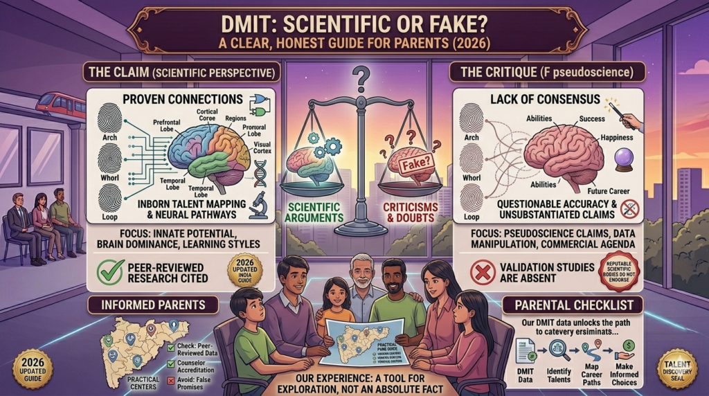 DMIT Scientific or Fake difference chart