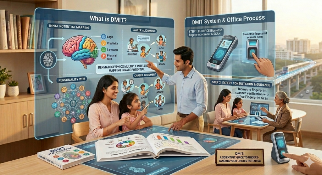 DMIT for Parenting - biometric fingerprint scanner