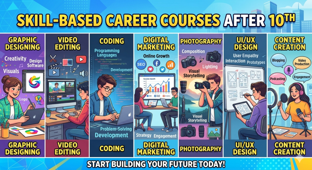 Skill-Based Career Courses After 10th