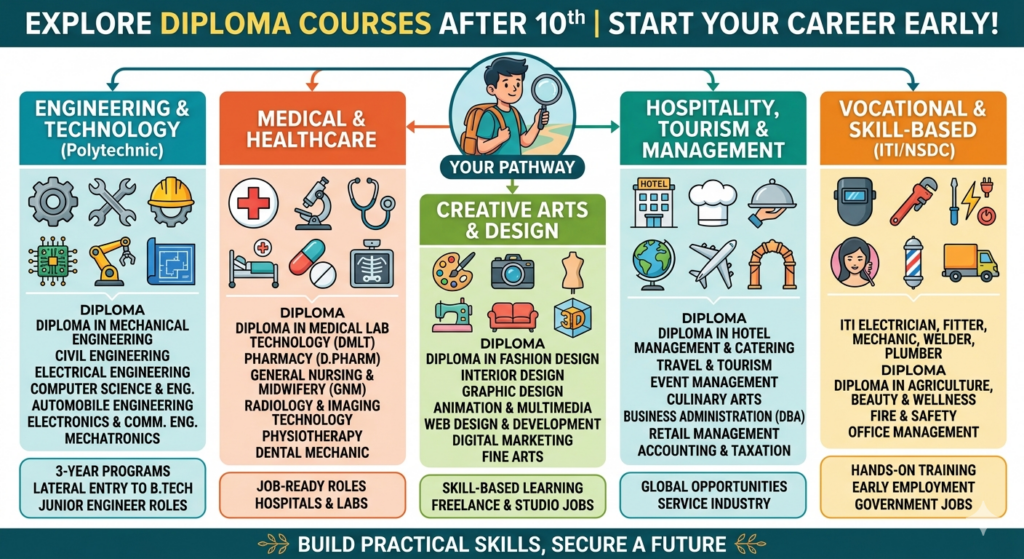 Diploma Courses After 10th