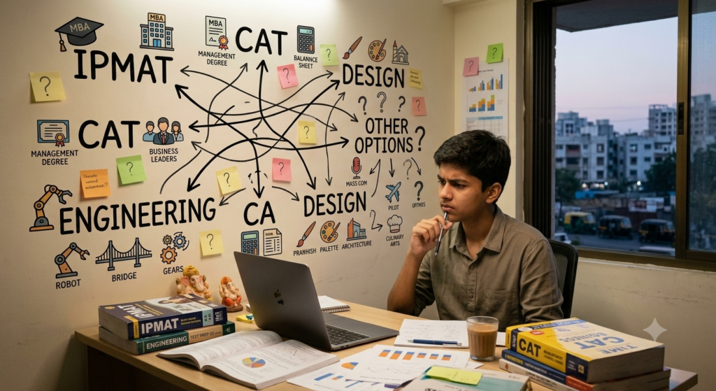 IPMAT, CAT, Engineering, CA, Design & Career Options