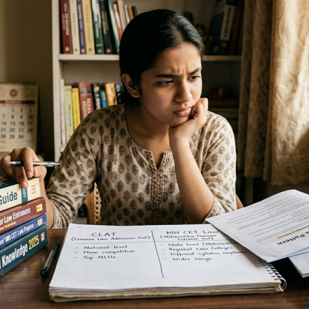 MH CET Law vs CLAT