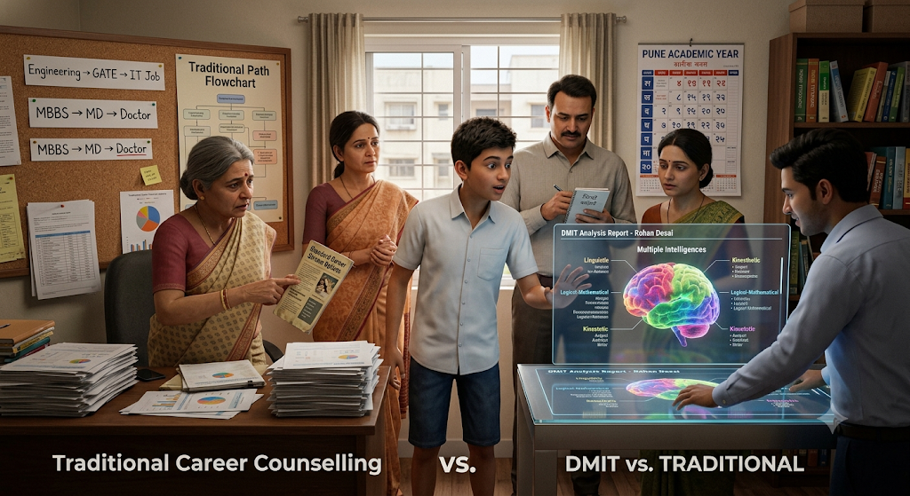 DMIT vs Traditional Career Counselling