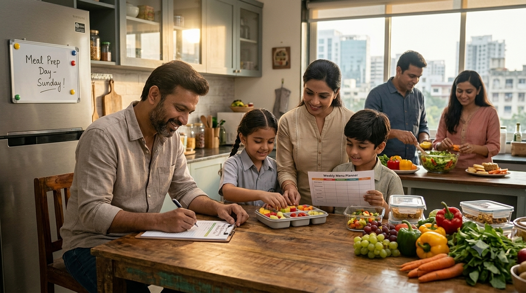 Family's Co-Parenting Nutrition Plan